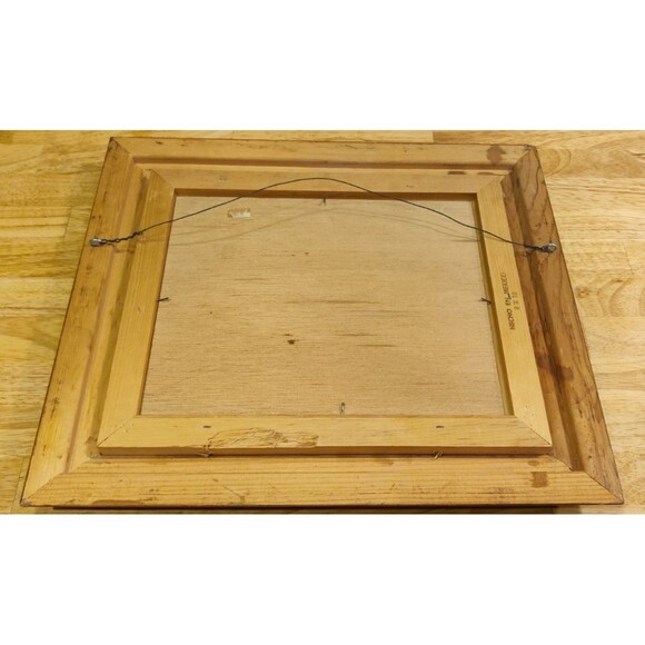 Framed Oil on Canvas Seascape Seagulls Boat Sand Dune Painting Signed Holland - Picture 5 of 5